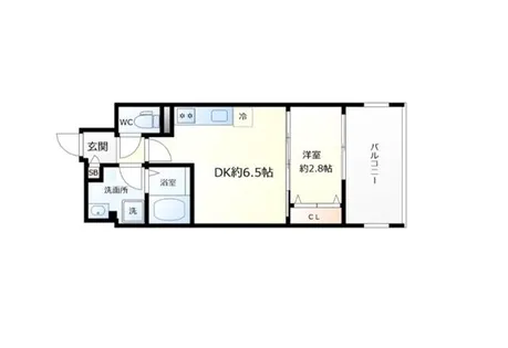 大阪府堺市北区東雲東町1丁【マンション】の間取り