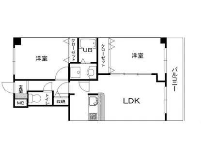 大阪府堺市西区浜寺諏訪森町西2丁【マンション】の間取り