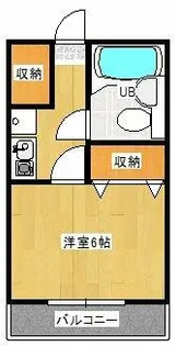 ペガサス千代【6階】の間取り