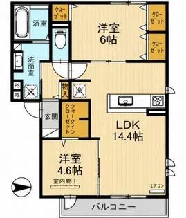 Mellow Stage【2階】の間取り