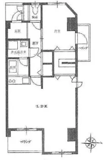 ル・マンド東延末【106号室】の間取り