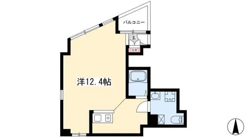 KAKOビル【6階】の間取り