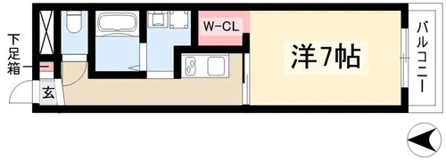 丸美ハイツ【305号室】の間取り