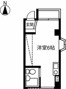 EAST COURT SHOMEIJI【204号室】の間取り