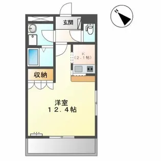 グランチェスタK-Ⅱ【1階】の間取り