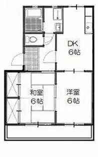 アーバンエスポア【2階】の間取り
