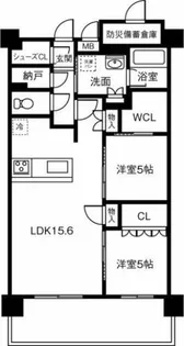 グランクレアいいねタウン瑞穂【10階】の間取り