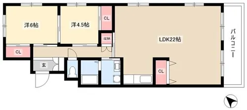 メゾン政喜Ⅰ【305号室】の間取り