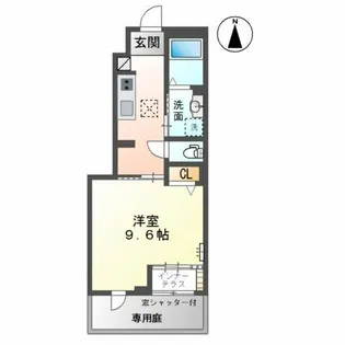 フォルトナ【1階】の間取り