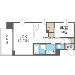 シーズンフラッツ中崎【903号室】の間取り