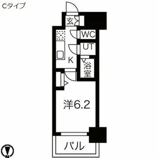 愛知県名古屋市千種区今池5丁目【マンション】の間取り