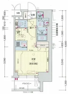 プレサンス上前津リラシス【1002号室】の間取り