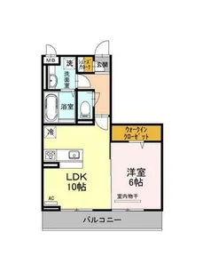 大阪府堺市堺区旭ヶ丘北町1丁【アパート】の間取り
