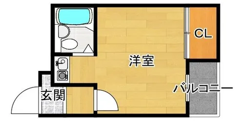 スリーデイズ新大阪【7階】の間取り