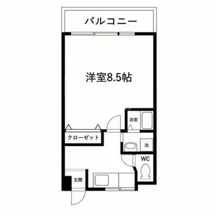 シャトルヨネ【3階】の間取り