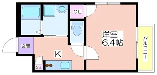 エスクード凪【2階】の間取り