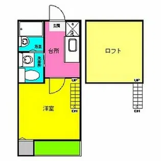 アラモード鳥飼【2階】の間取り