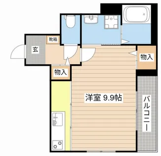 フェリシード【0203号室】の間取り