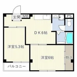 シンプルライフ【101号室】の間取り