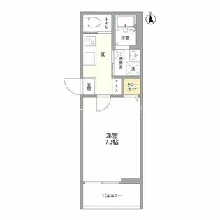 エスクード凪【2階】の間取り