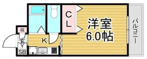 福岡県春日市上白水1丁目【マンション】の間取り