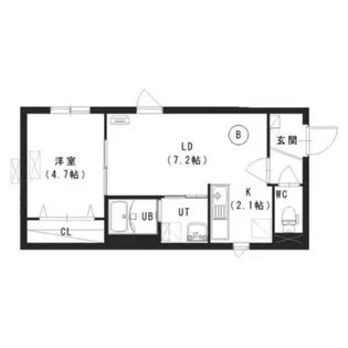 Pilina豊平【4階】の間取り