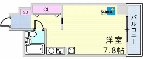 学が丘カレッジハイツ【70A号室】の間取り