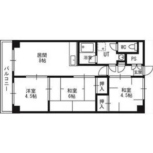 第1小竹ビル【8階】の間取り
