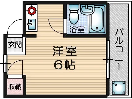 五月フレックスマンション【3階】の間取り