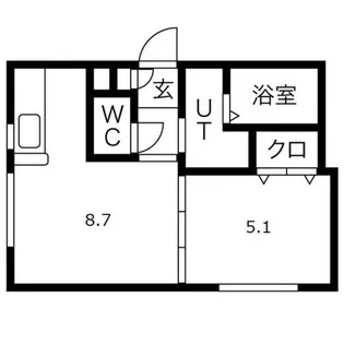 北海道札幌市手稲区前田六条15丁目【アパート】の間取り