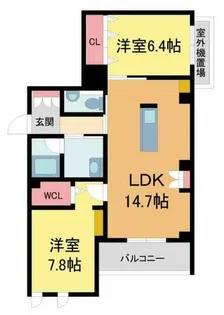 シークリサンス住吉【3階】の間取り