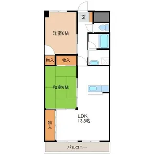 SOLE善明【3階】の間取り