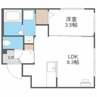 precious MIYANOSAWA【3階】の間取り