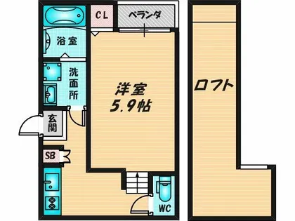 ラ・ヴェネレ【1階】の間取り