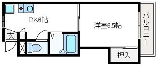 ラルゴカーサ【201号室】の間取り