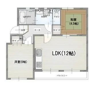 なるみグリーンコーポ【3階】の間取り