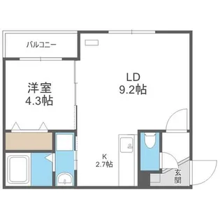 COSMOS【2階】の間取り