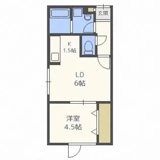 リングル南5条【3階】の間取り