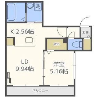 HGSサウス11【5階】の間取り