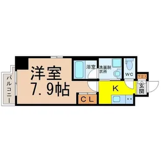 愛知県名古屋市熱田区六番2丁目【マンション】の間取り