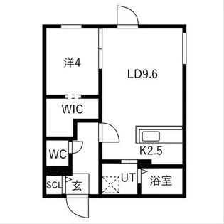 Ts COURT West13【2階】の間取り