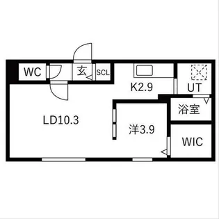 Ts COURT West13【2階】の間取り