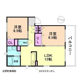 大阪府豊中市稲津町3丁目【マンション】の間取り