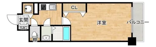 Luxe新大阪SOUTH【1階】の間取り