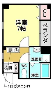 大阪府豊中市曽根西町3丁目【マンション】の間取り
