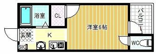 スズランハイツ【2階】の間取り