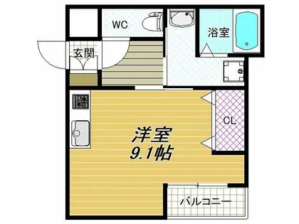 ステラウッド春日丘【2階】の間取り