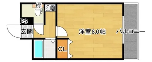 プレジデント瑞光【2階】の間取り