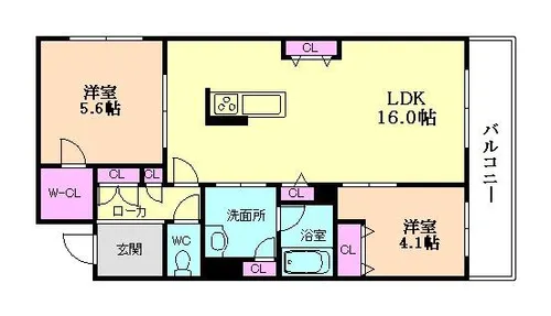 大阪府吹田市垂水町1丁目【マンション】の間取り