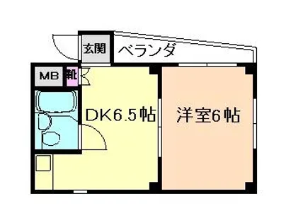 大阪府豊中市原田元町1丁目【マンション】の間取り
